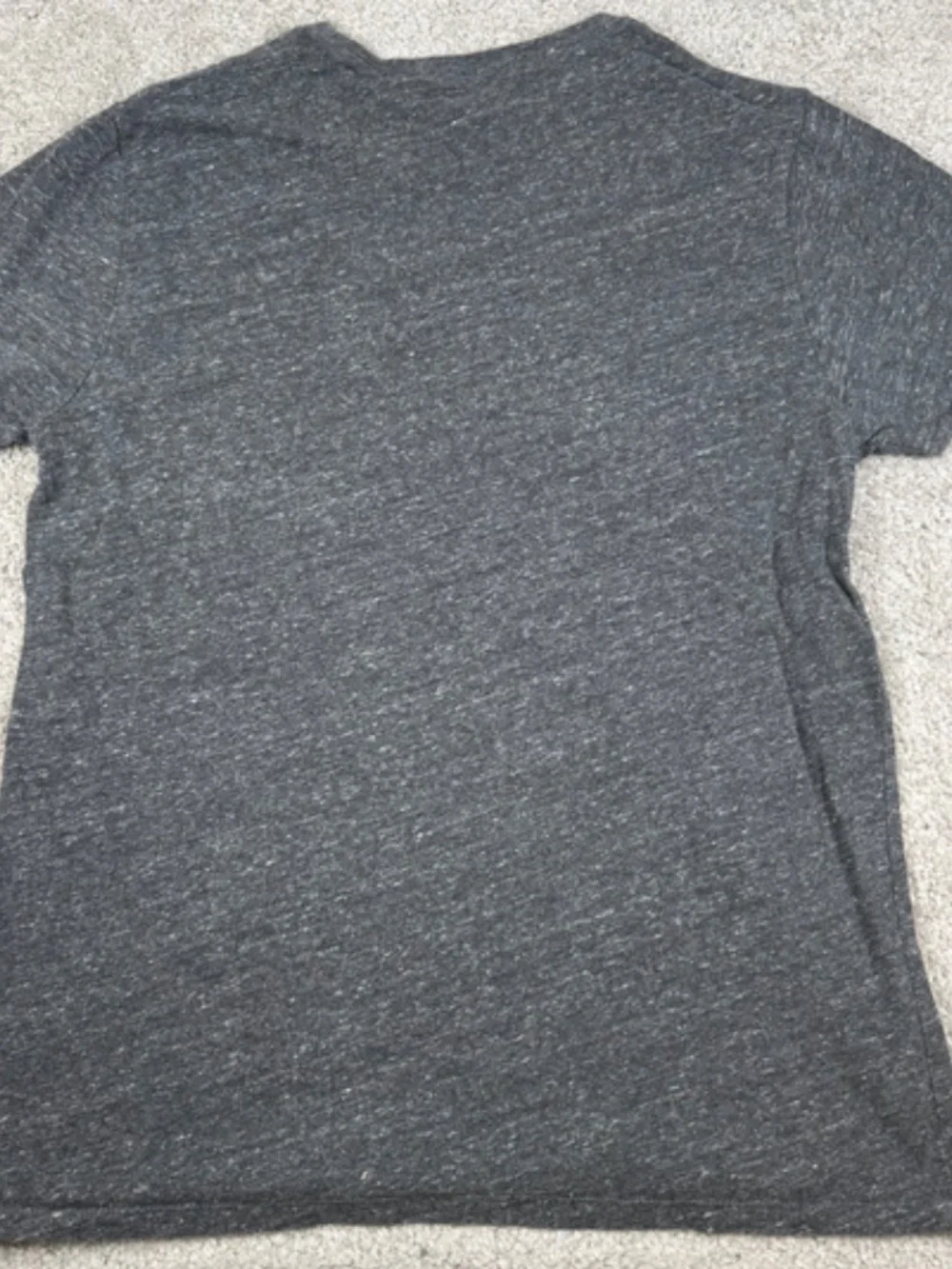 J. Crew Crew Neck Short Sleeve T-Shirt Grey Heather Cotton Men's Large